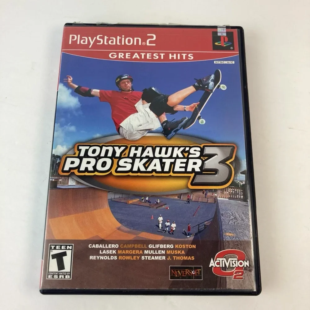Tony Hawk's Pro Skater 3 (Sony)  2002 Pro Skater 3 Greatest Hits PlayStation 2
